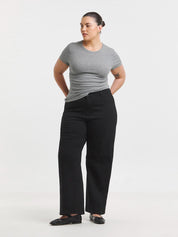 Kotty Women Wide Leg High-Rise Stretchable Denim Jeans