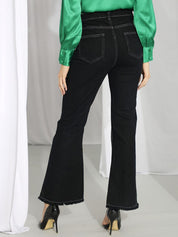 Kotty Women Bootcut High-Rise Stretchable Jeans