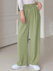 Kotty Women Straight Leg Straight Fit High-Rise Trousers