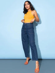 Kotty Women Jean Slim Fit High-Rise Light Fade Stretchable Jeans