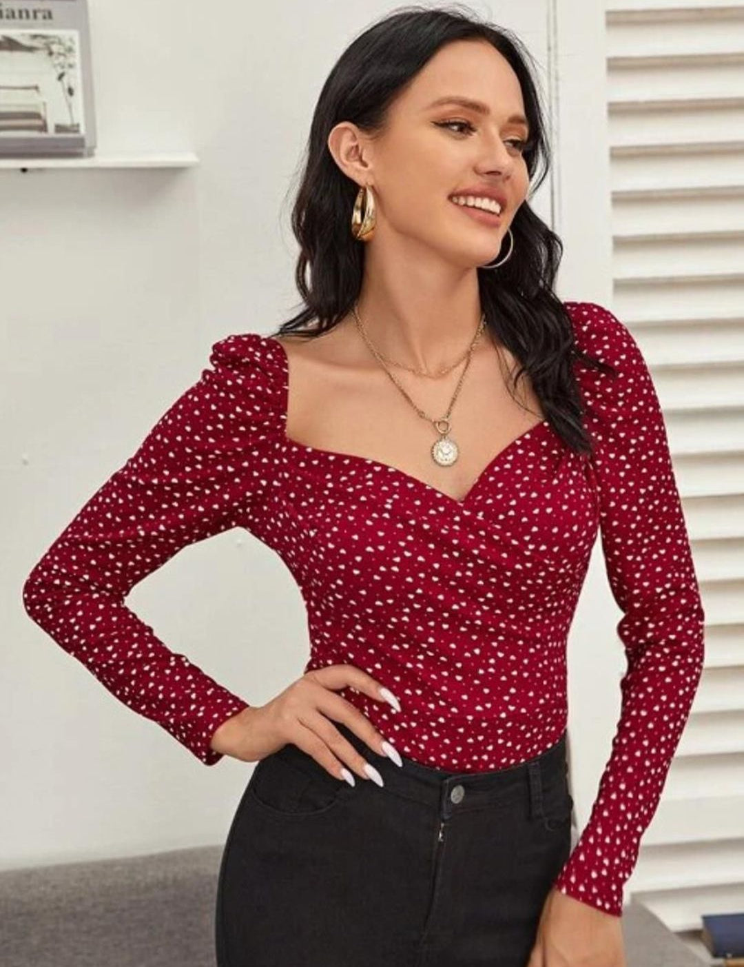 Kotty Women Graphic Printed Wrap Top