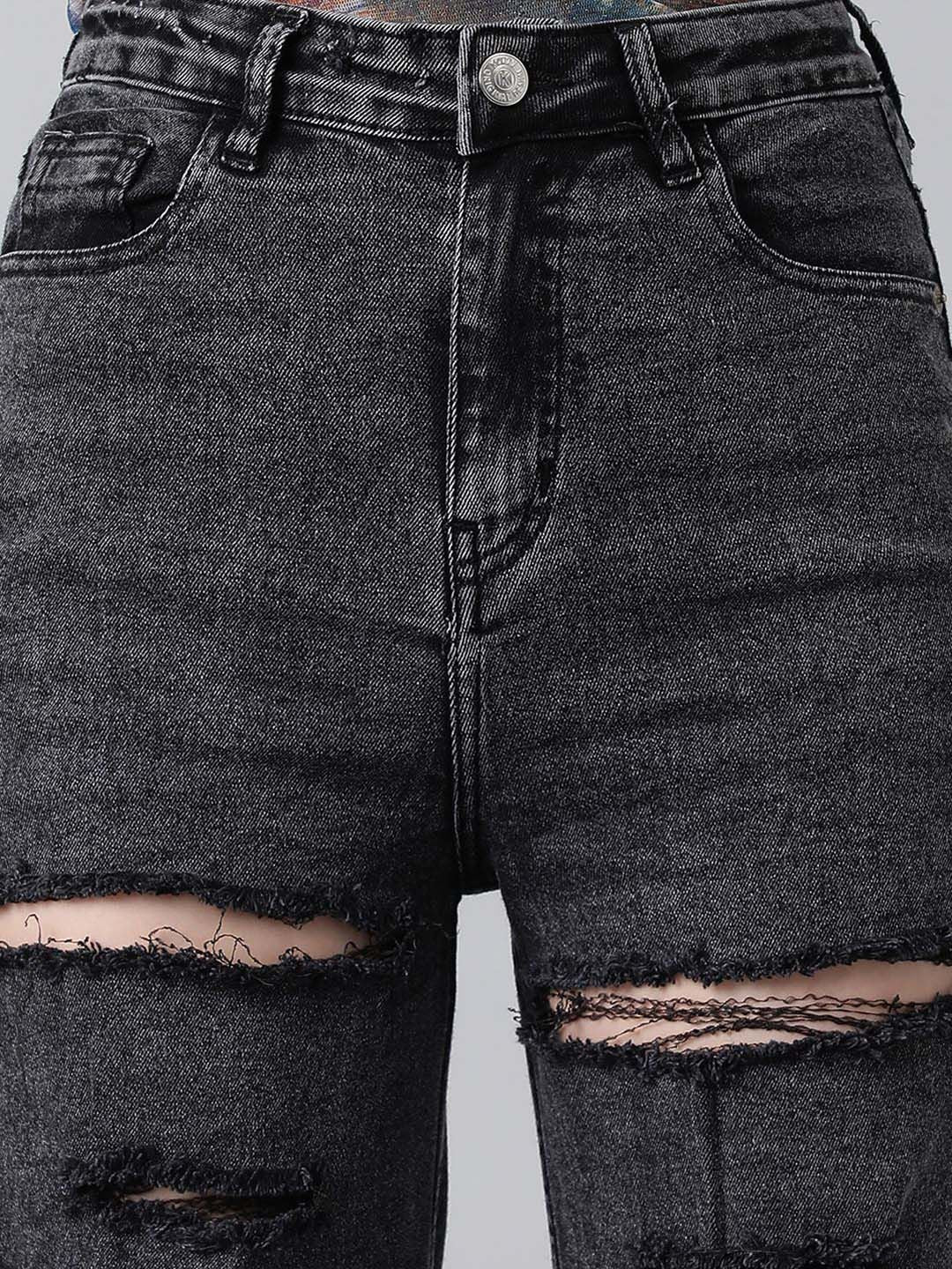 Kotty Women High-Rise Mildly Distressed Stretchable Jeans