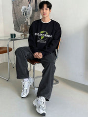 Kotty Men Jean Wide Leg Stretchable Cotton Jeans