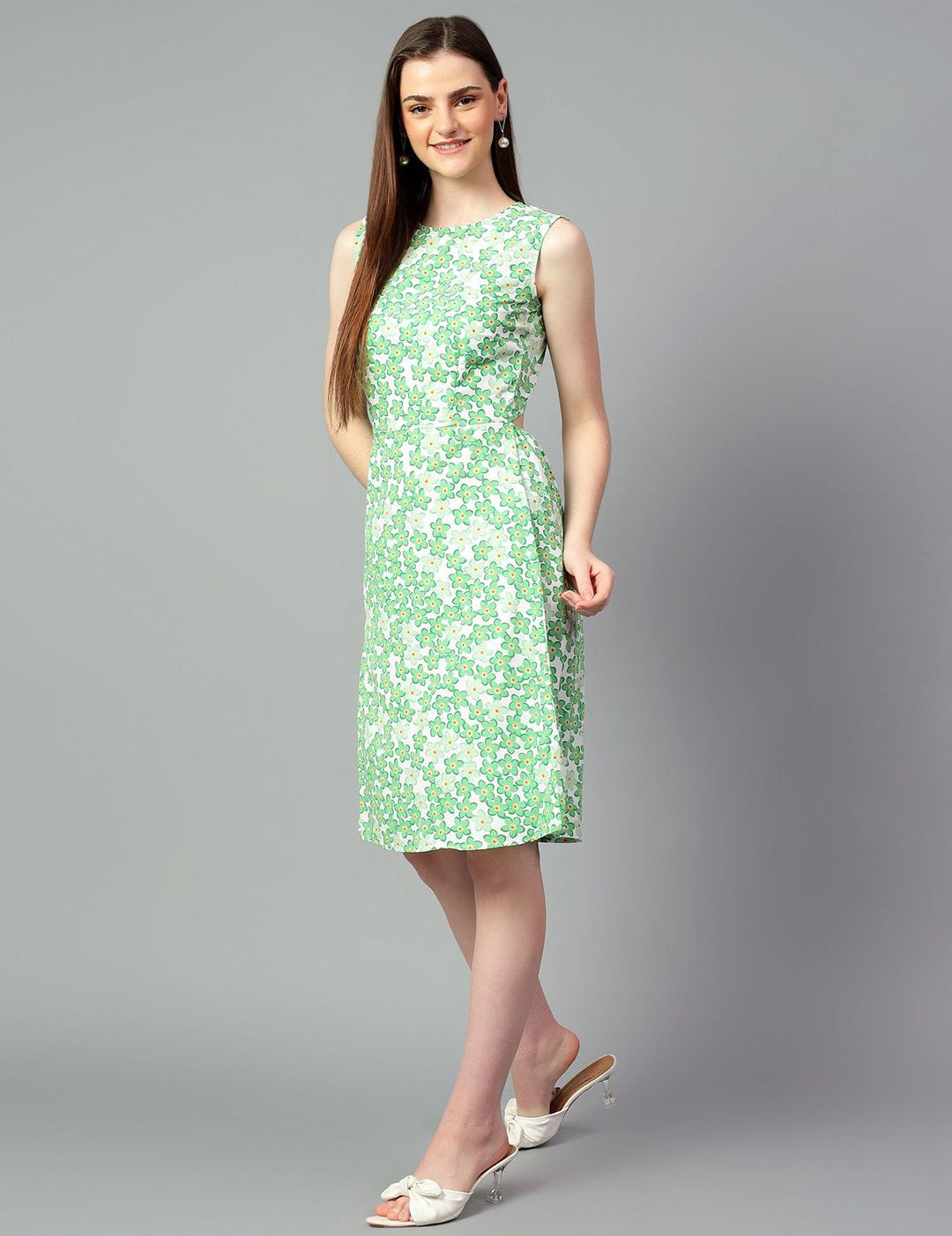 Kotty Women Floral Printed  A-Line Dress