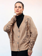 Kotty Women Printed Cardigan