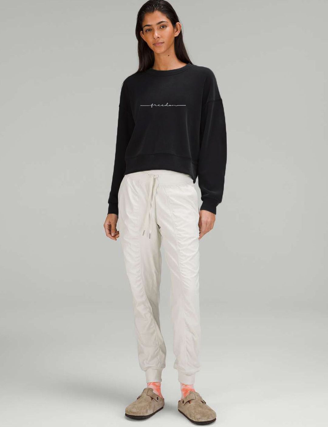 Kotty Women Typogrphic Printed Full Sleeve Sweatshirt