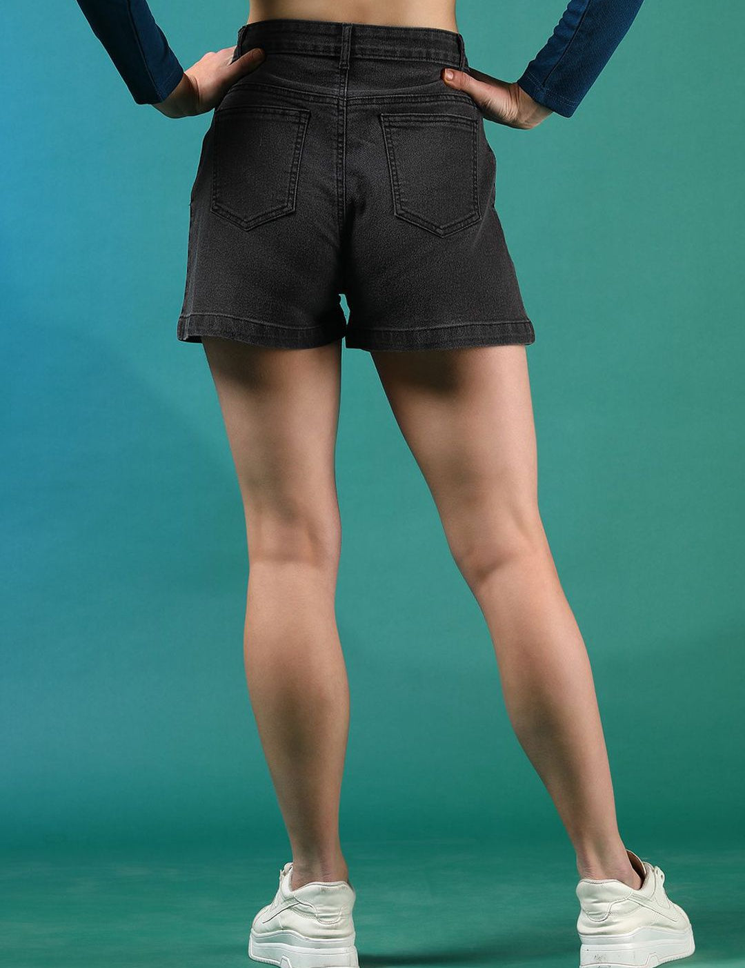 Kotty Women High-Rise Denim Shorts