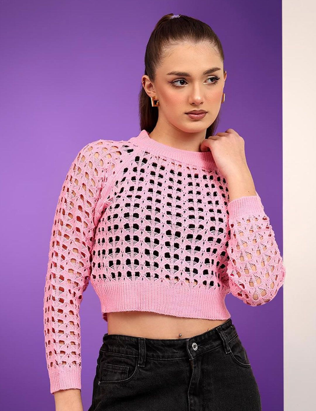 Kotty Women Crop Pullover
