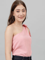 Kotty Women One Shoulder Crepe Top