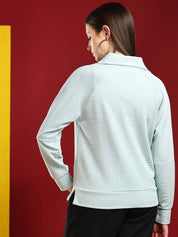 Kotty Women Shirt Collar Therma-Fit Pullover Sweatshirt