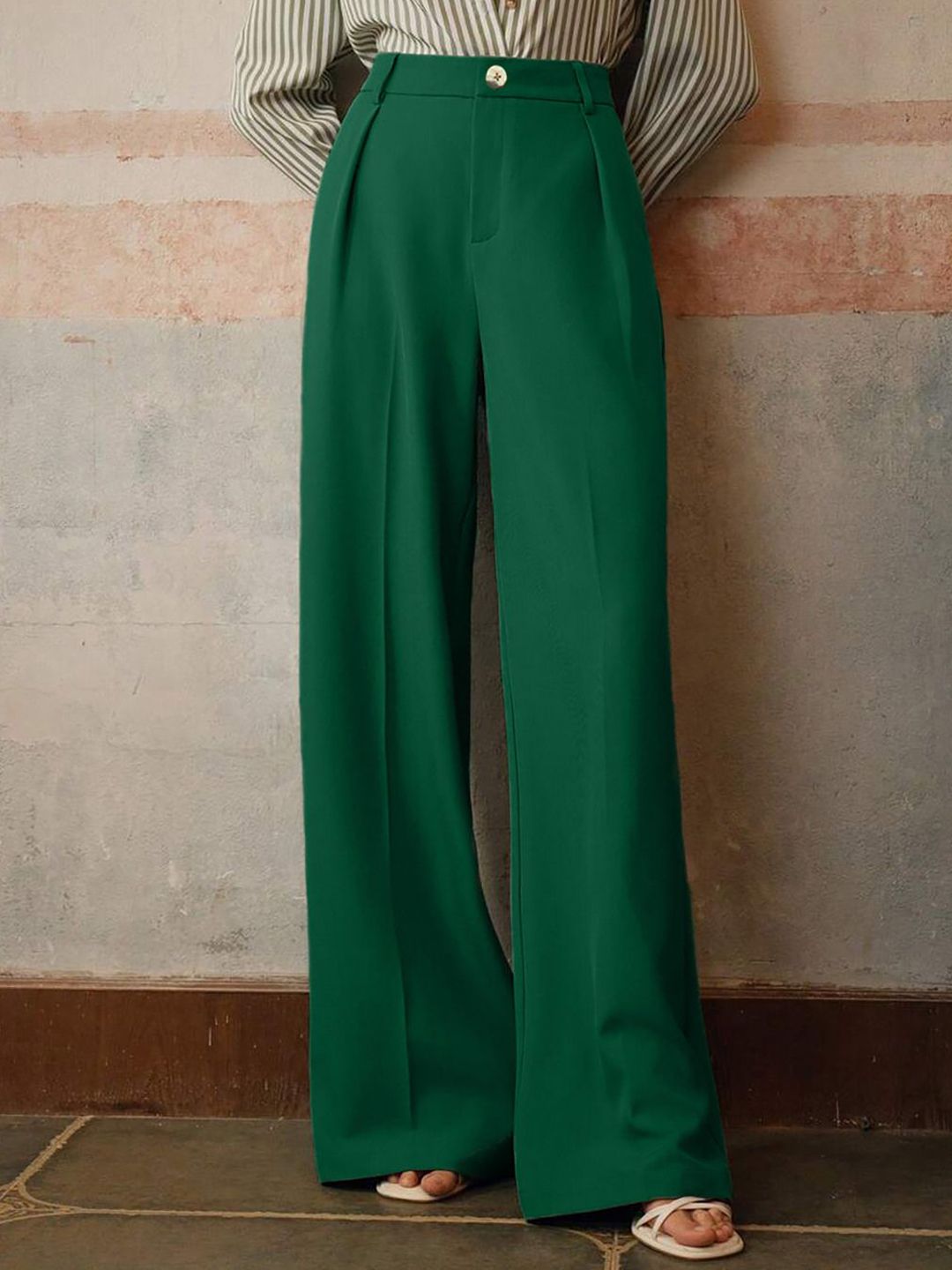 Kotty Women Relaxed High-Rise Formal Trousers