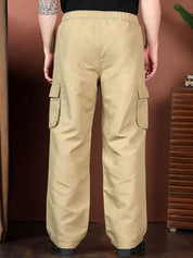 Kotty Men Relaxed Easy Wash Cargos Trousers