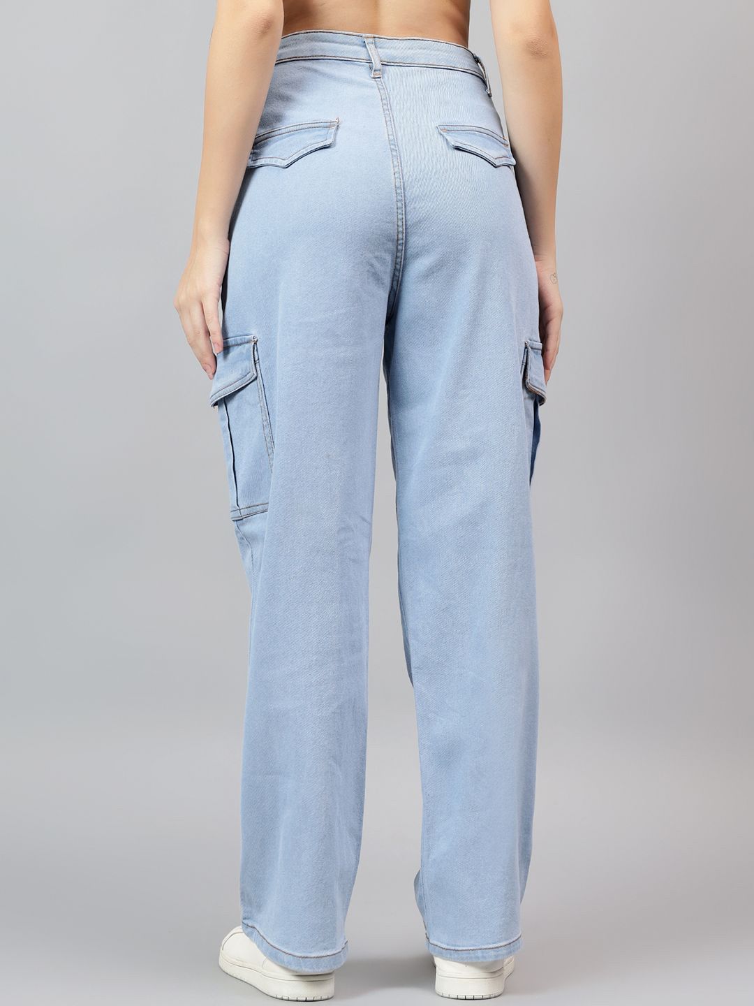 Kotty Women Straight Fit High-Rise Stretchable Jeans