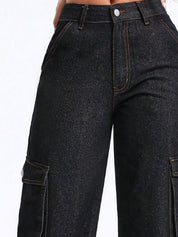 Kotty Women Jean Straight Fit High-Rise Stretchable Jeans