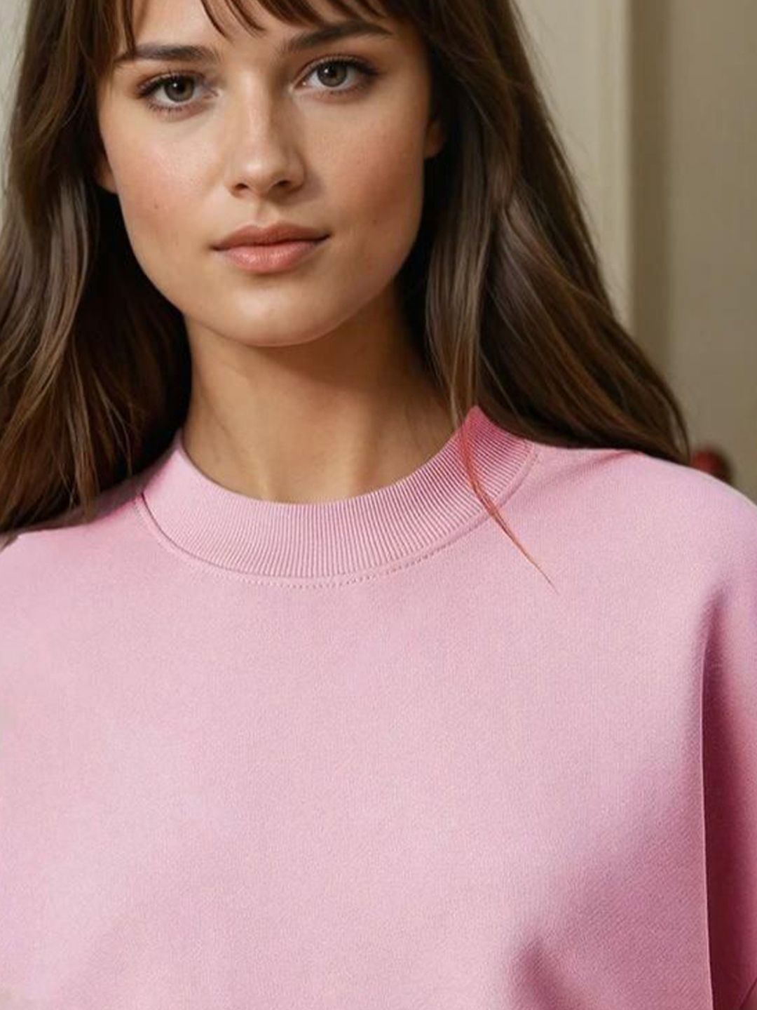 Kotty Women Round Neck Pullover Sweatshirt