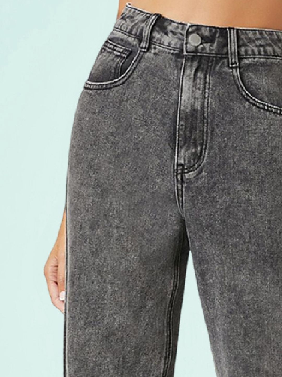 Kotty Women Jean Straight Fit High-Rise Stretchable Jeans