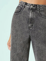 Kotty Women Jean Straight Fit High-Rise Stretchable Jeans