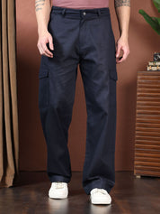Kotty Men Relaxed Easy Wash Cargos Trousers