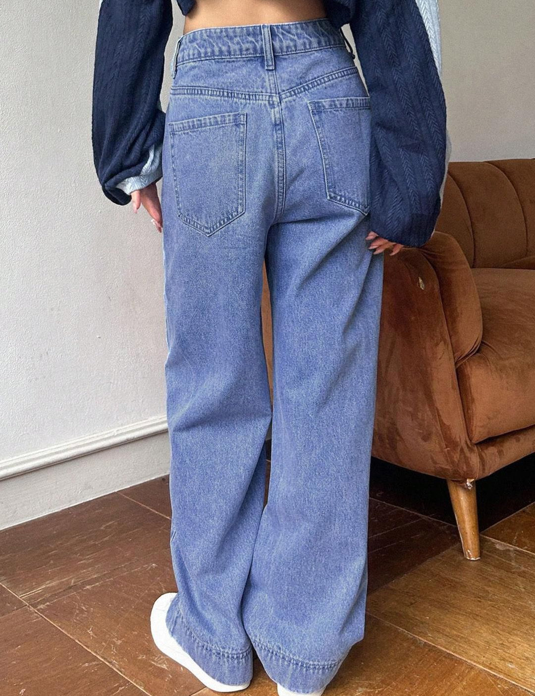 Kotty Women High-Rise Wide Leg Stretchable Jeans