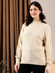 Kotty Women Cable Knit Pullover