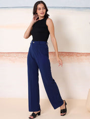 Kotty Round Neck Top With Trousers Co-Ords