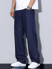 Kotty Men Mid-Rise Dark Shade Stretchable Jeans