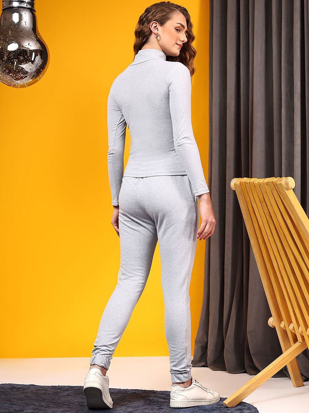 Kotty High Neck T-Shirt With Joggers Co-Ords Set