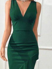 Kotty Women V-Neck Bodycon Dress