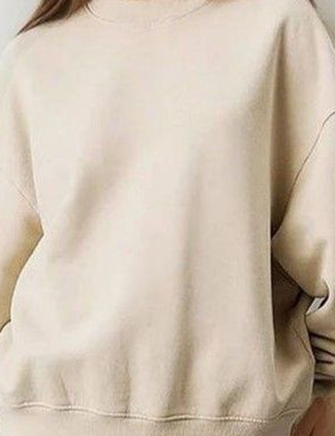 Kotty Women Solid Round Neck Regular Pullover Sweatshirt