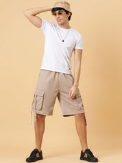 Kotty Men Low-Rise Cargo Shorts