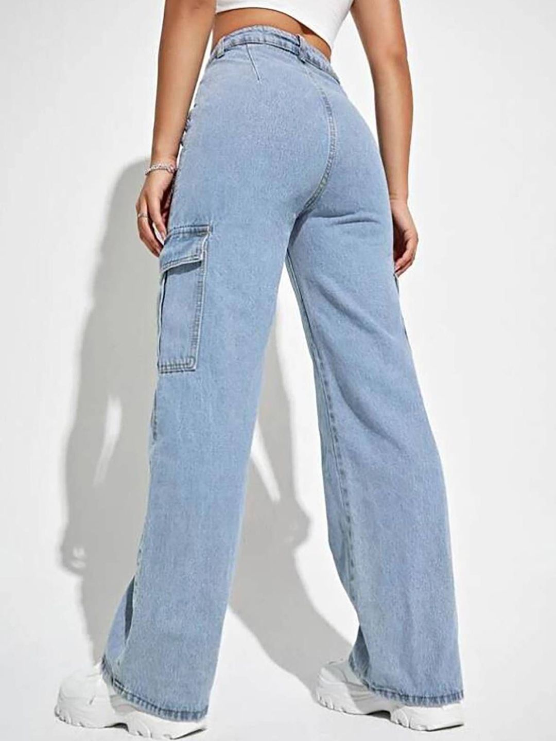 Kotty Women Wide Leg High-Rise Stretchable Jeans