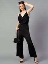 Kotty Women Cowl Neck Basic Jumpsuit