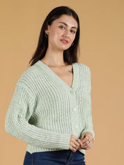Kotty Women Cotton Ribbed Sweater