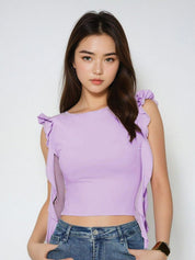 Kotty Women Solid Round Neck Top