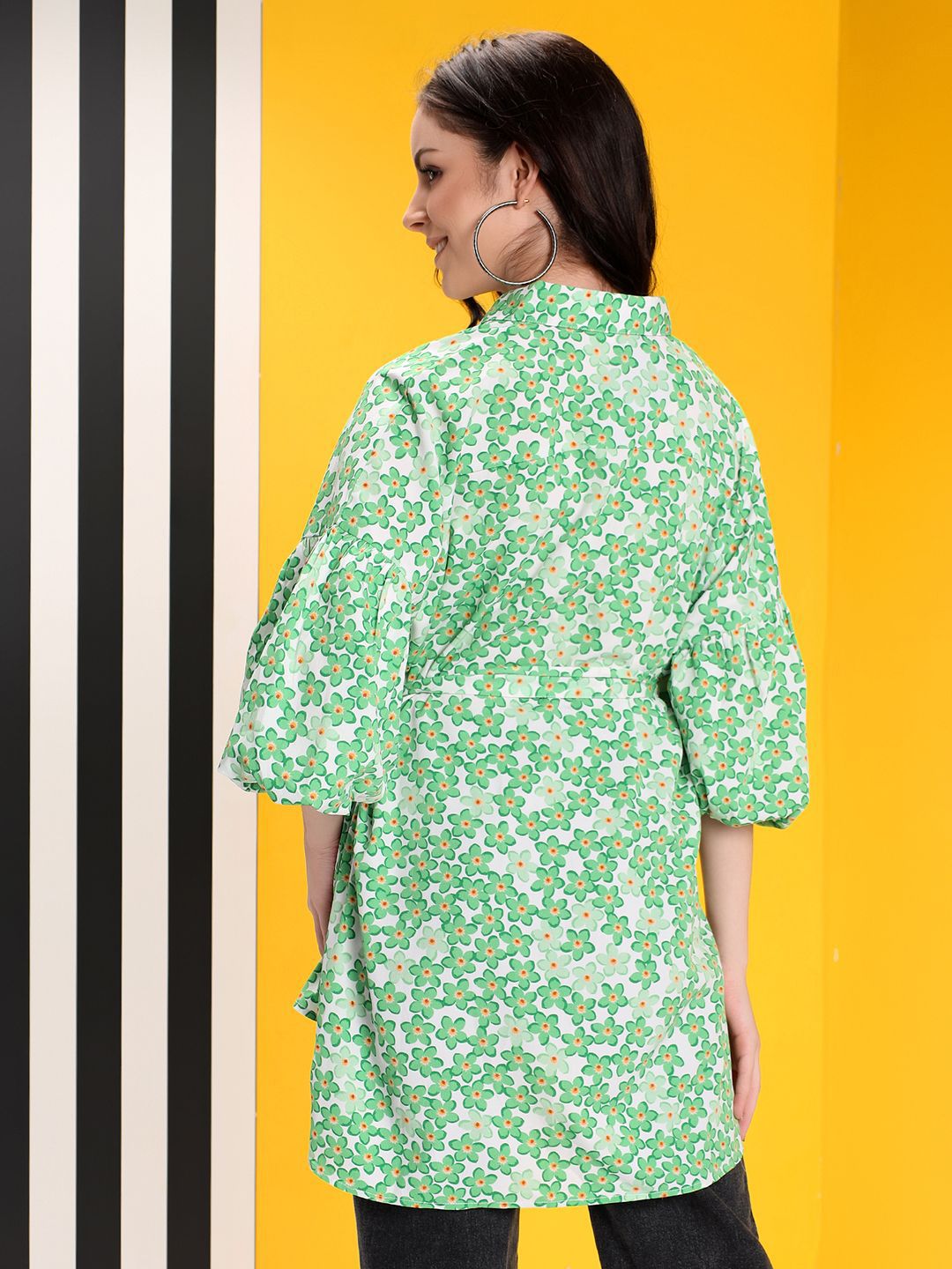 Kotty Women Floral Printed Fit & Flare Mini Dress