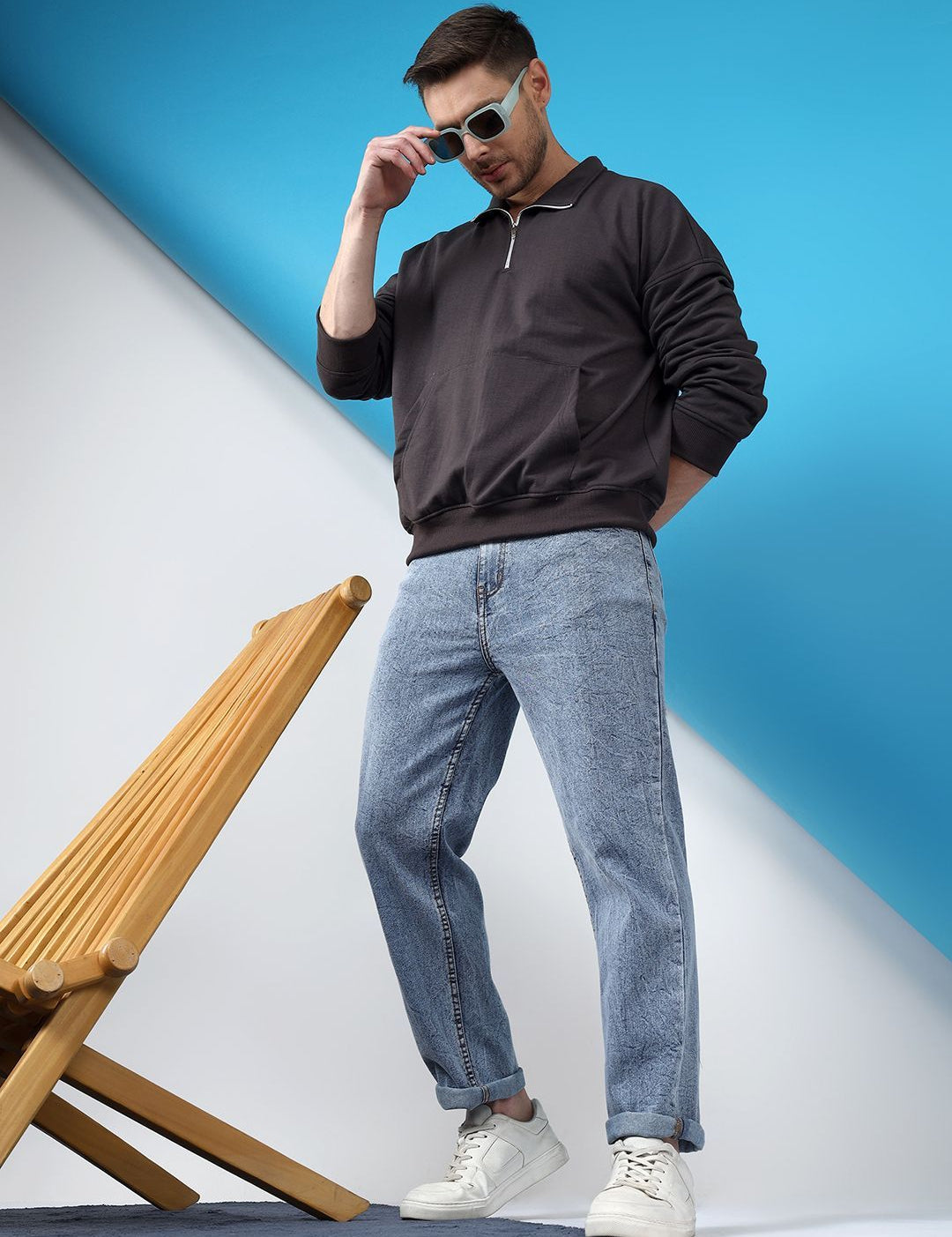 Kotty Men Slim Fit Low-Rise Stretchable Jeans