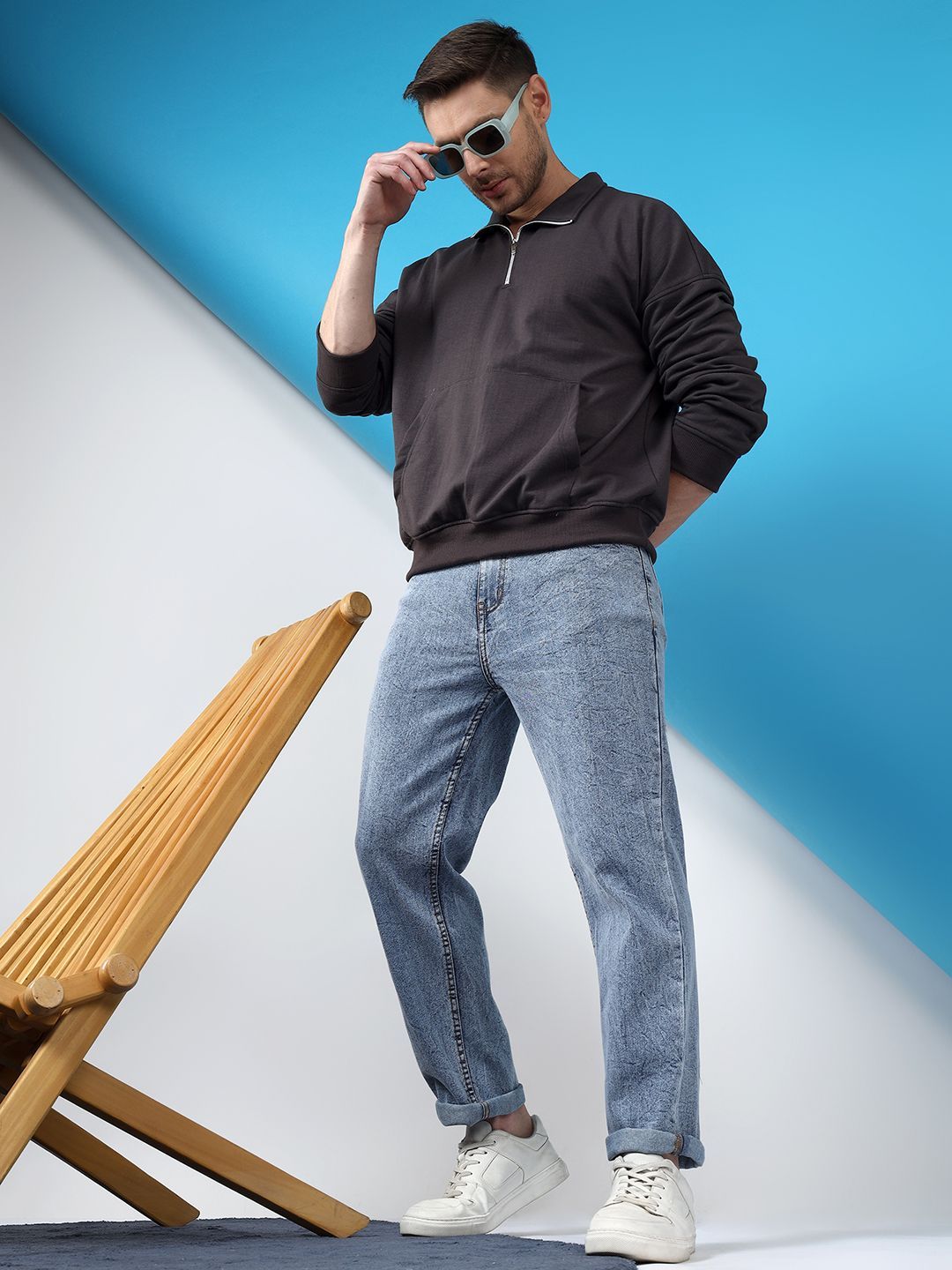 Kotty Men Slim Fit Low-Rise Stretchable Jeans