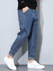 Kotty Men Straight Fit Low-Rise Stretchable Jeans