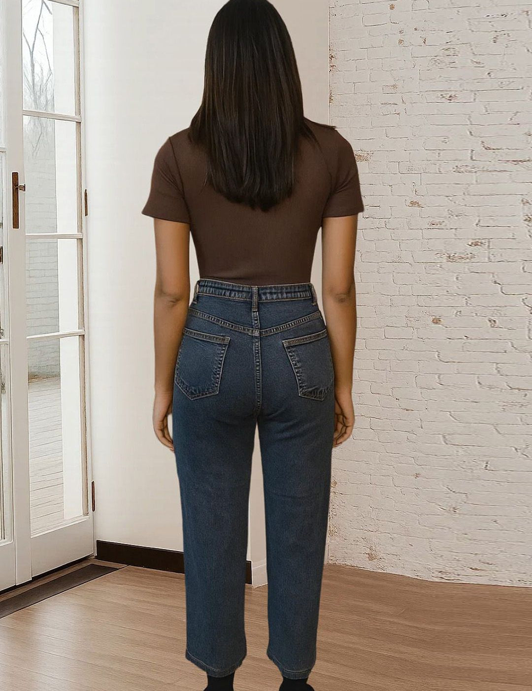 Kotty Women Relaxed Fit High-Rise Mildly Distressed Stretchable Jeans