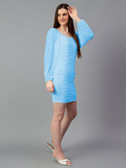 Kotty Bishop Sleeve Bodycon Dress