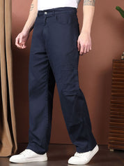 Kotty Men Relaxed Easy Wash Cargos Trousers