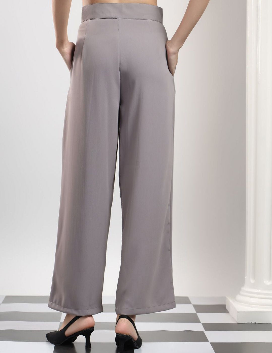 Kotty Women Original High-Rise Easy Wash Pleated Trousers