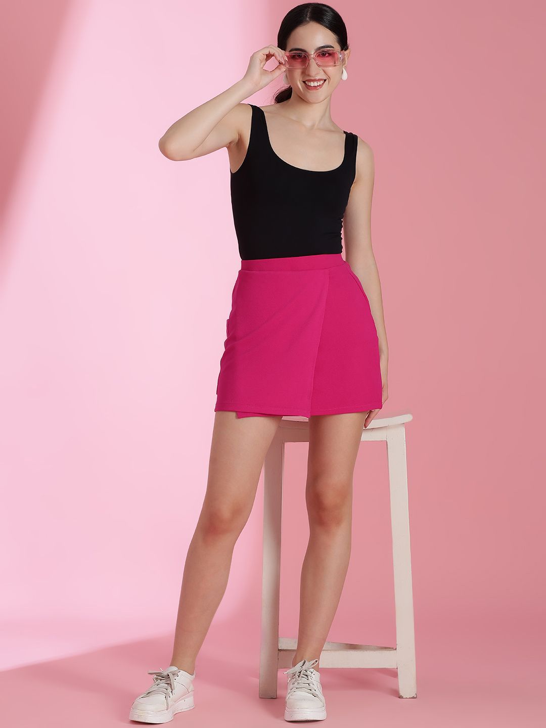  Kotty Wrap Above Knee Skirts