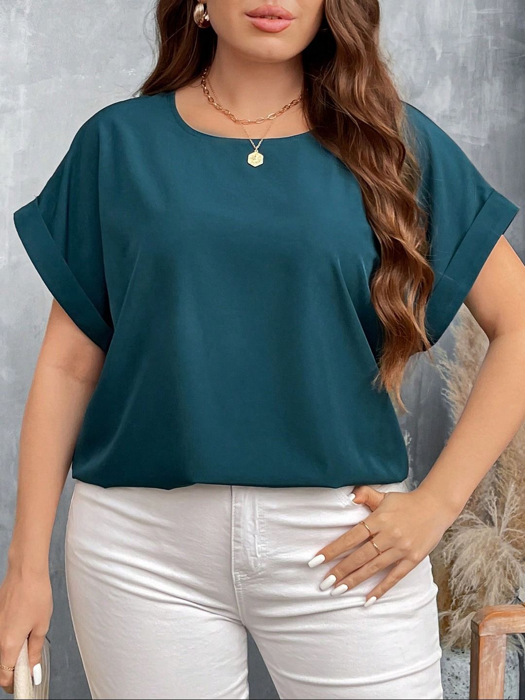 KOTTY  Women Solid Extended Sleeves Top