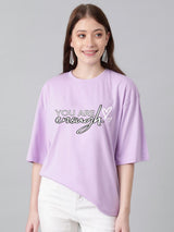 Kotty Women Typography Printed T-shirt