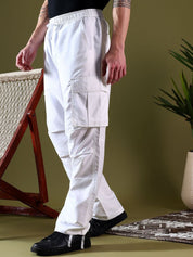 Kotty Men Relaxed Easy Wash Cargos Trousers
