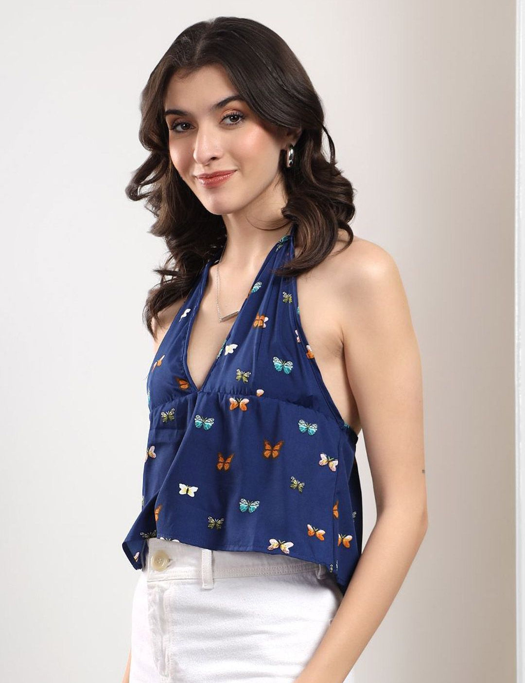Kotty Women Conversational Printed Peplum Top