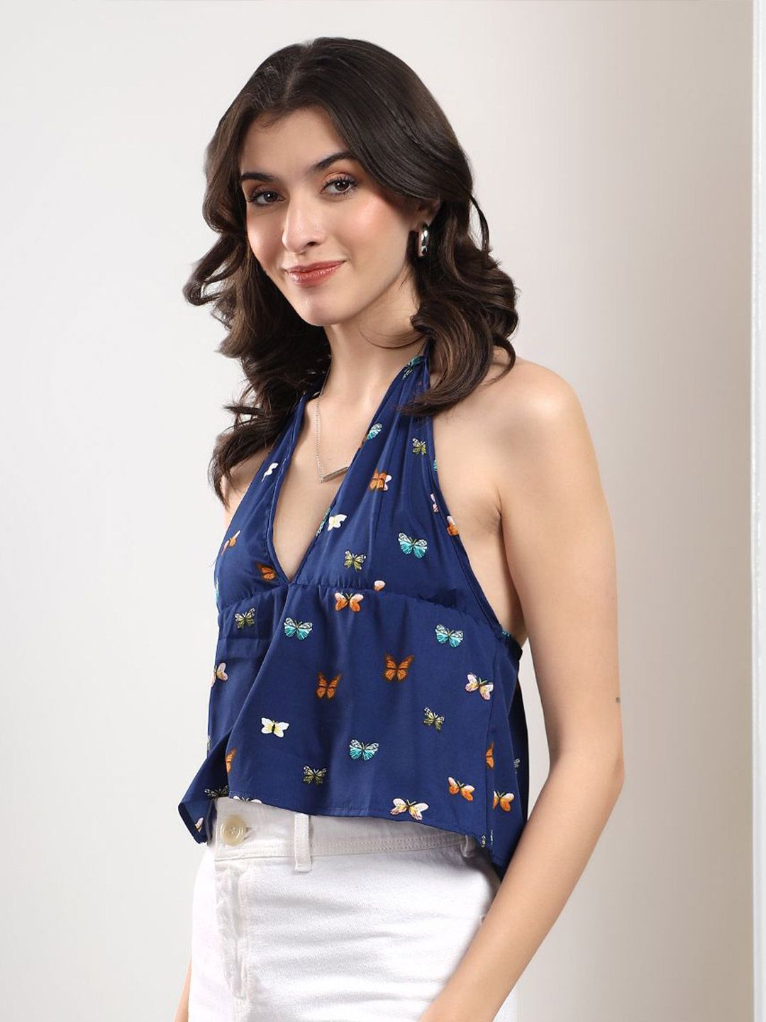 Kotty Women Conversational Printed Peplum Top