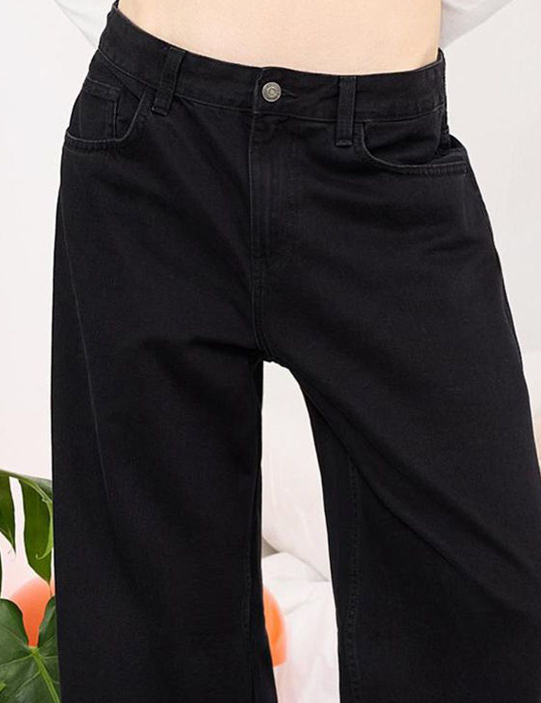 Kotty Women Jean Flared High-Rise Cotton Jeans