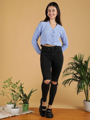 Kotty Women V-Neck Front-Open Sweaters